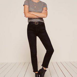 Reformation Julia Crop Cigarette Jeans